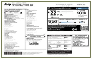 2016 Jeep Patriot Latitude