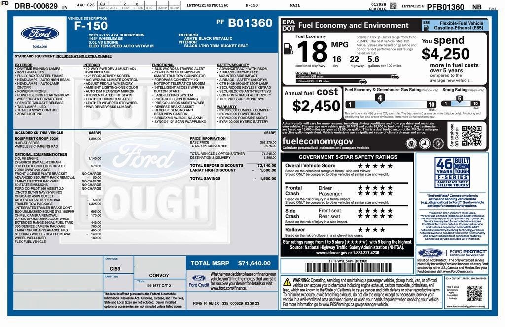 2023 Ford F-150 LARIAT
