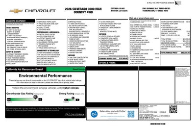 2026 Chevrolet Silverado 3500 HD High Country