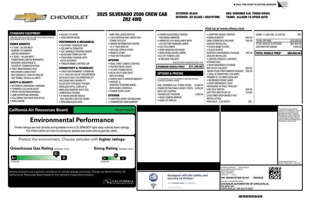 2025 Chevrolet Silverado 2500 HD ZR2