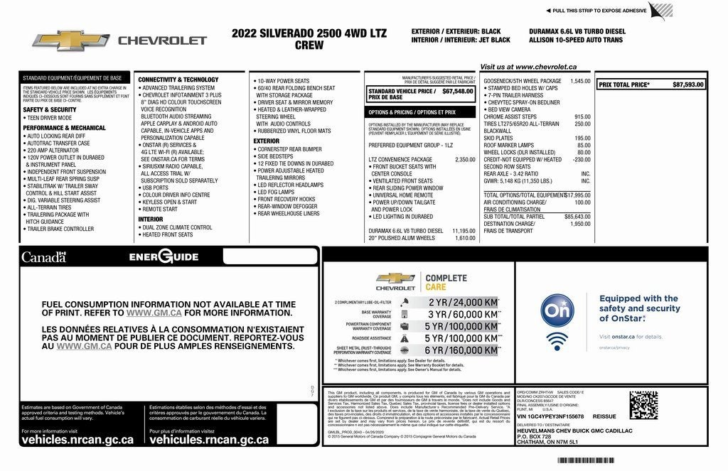 2022 Chevrolet Silverado 2500 HD LTZ