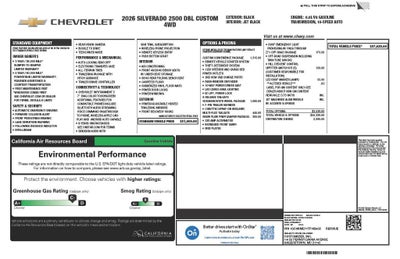 2026 Chevrolet Silverado 2500 HD Custom