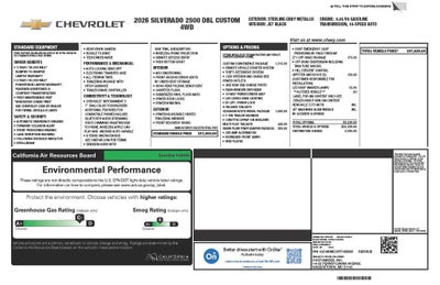 2026 Chevrolet Silverado 2500 HD Custom