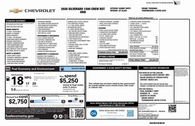 2026 Chevrolet Silverado 1500 RST