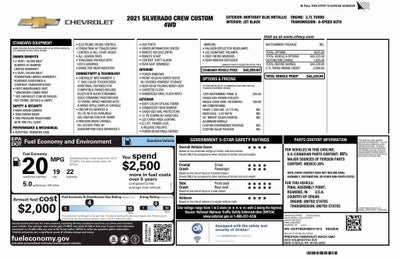 2021 Chevrolet Silverado 1500 Custom