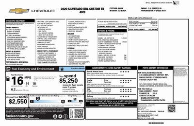 2020 Chevrolet Silverado 1500 Custom Trail Boss