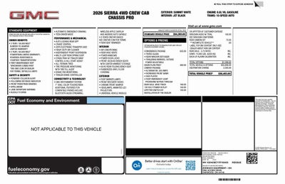 2026 GMC Sierra 3500 HD Chassis Cab Pro