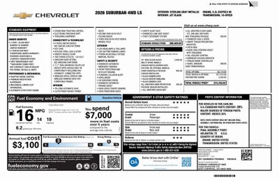 2026 Chevrolet Tahoe LS