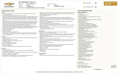 2017 Chevrolet Tahoe LT