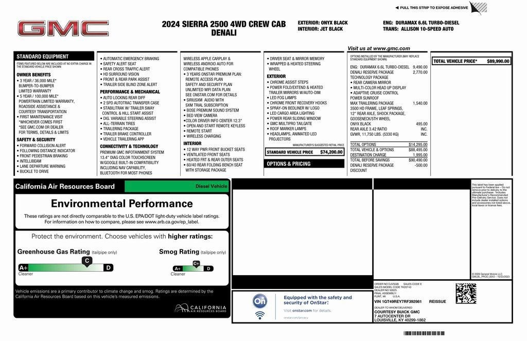 2024 GMC Sierra 2500 HD Denali