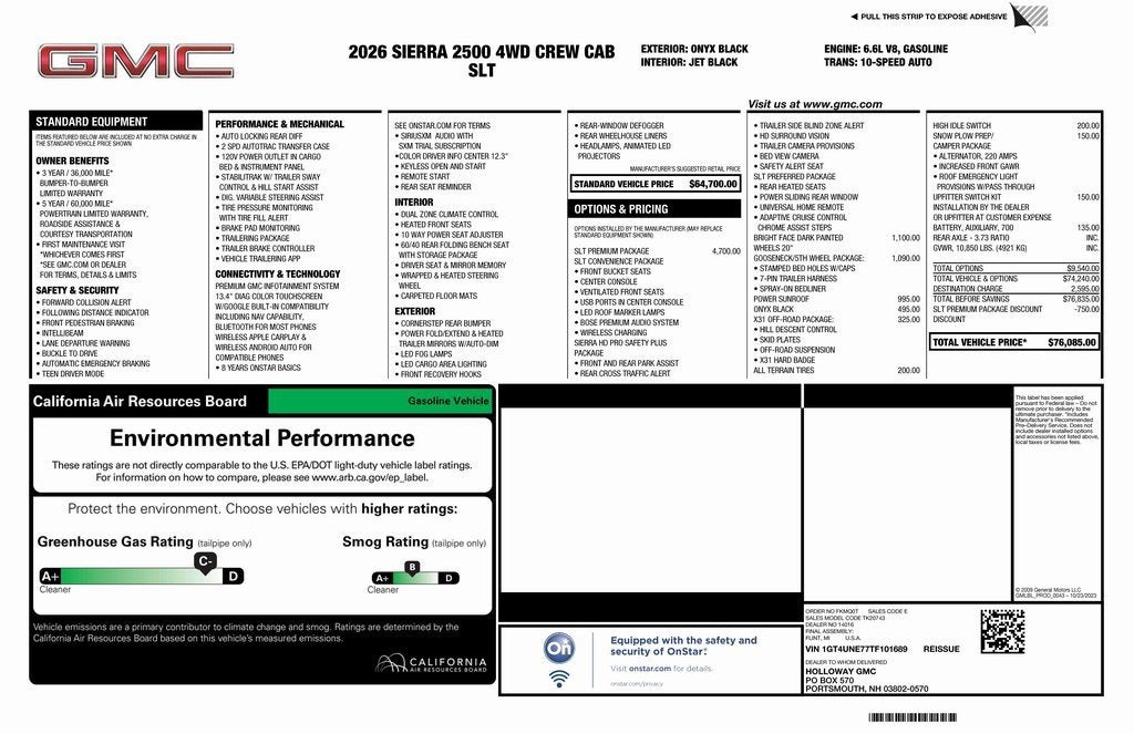 2026 GMC Sierra 2500 HD SLT