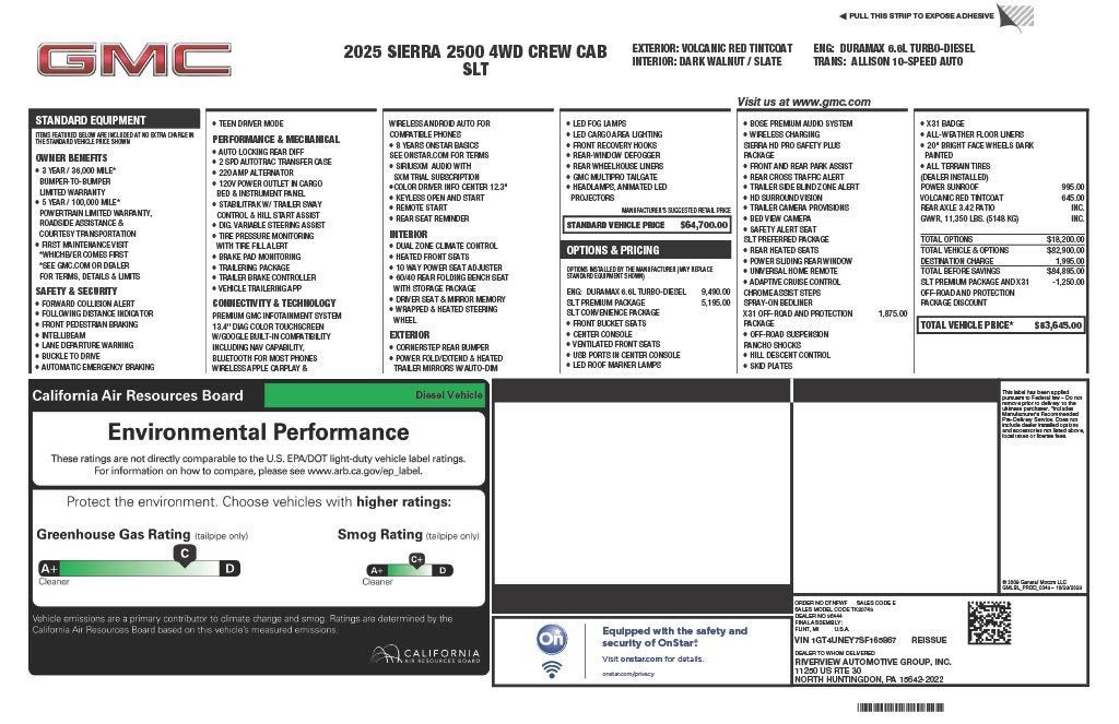 2025 GMC Sierra 2500 HD SLT