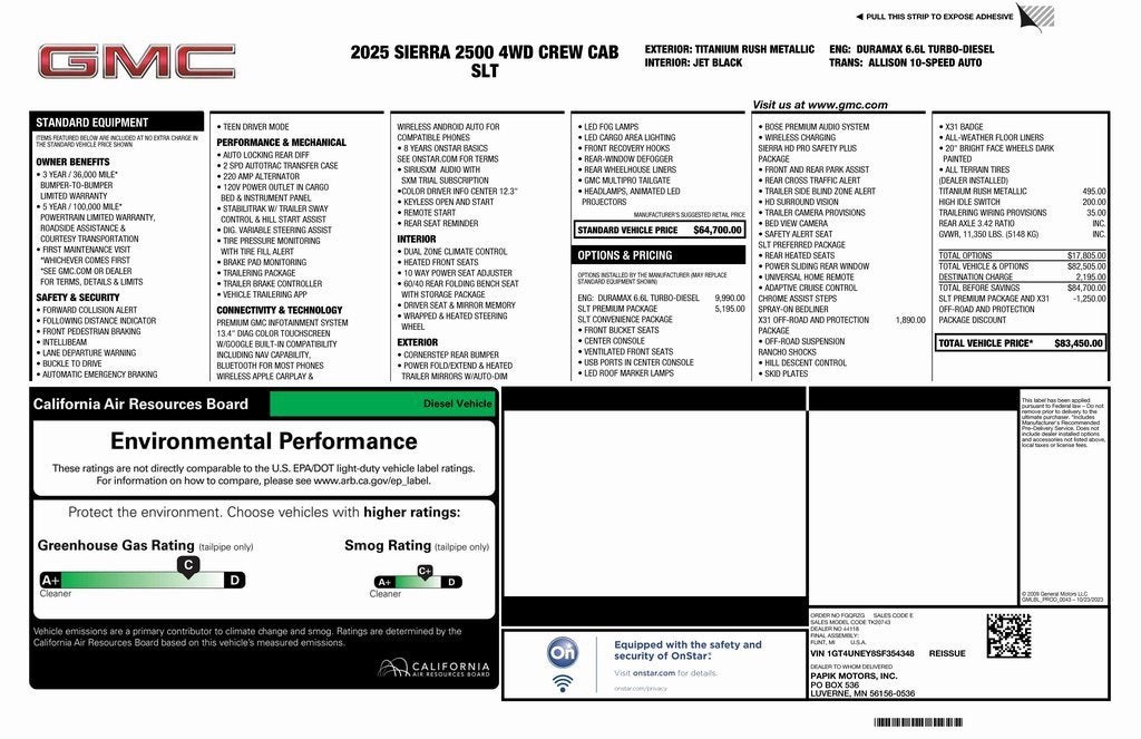 2025 GMC Sierra 2500 HD SLT