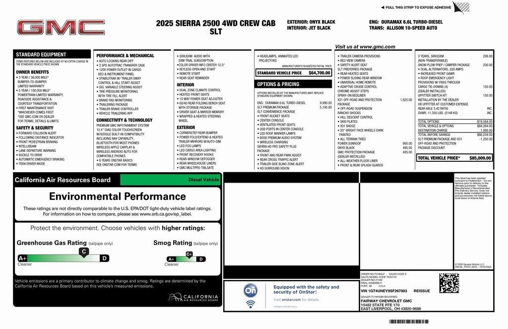 2025 GMC Sierra 2500 HD SLT