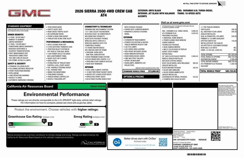 2026 GMC Sierra 3500 HD AT4
