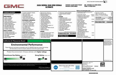 2026 GMC Sierra 3500 HD Denali Ultimate