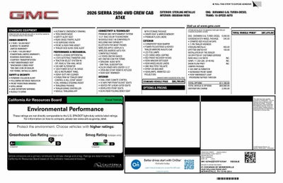 2026 GMC Sierra 2500 HD AT4X