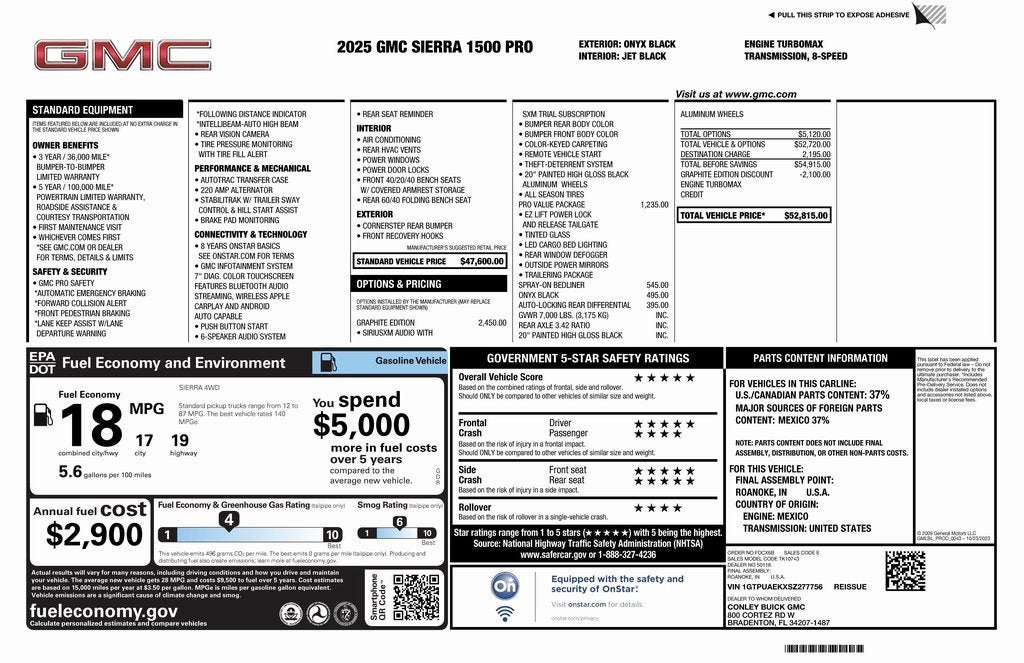 2025 GMC Sierra 1500 Pro