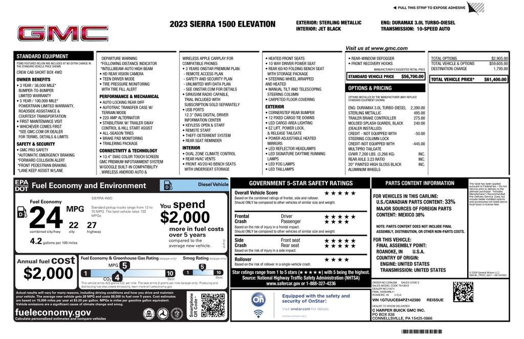 2023 GMC Sierra 1500 Elevation