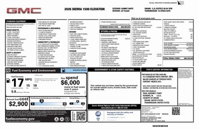 2026 GMC Sierra 1500 Elevation