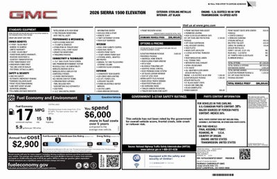 2026 GMC Sierra 1500 Elevation
