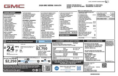 2026 GMC Sierra 1500 AT4