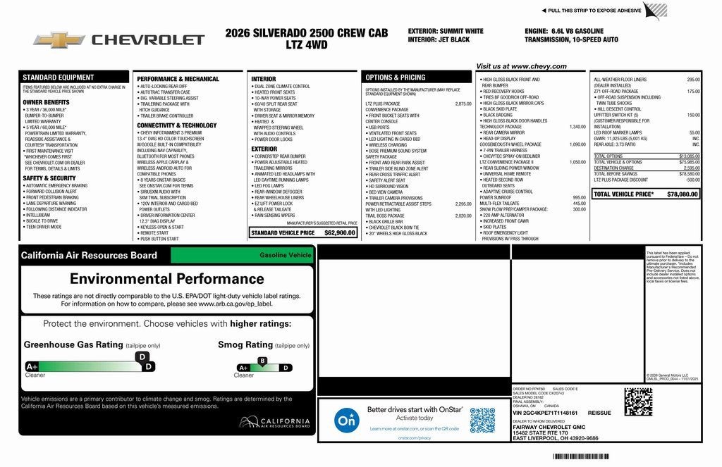 2026 Chevrolet Silverado 2500 HD LTZ