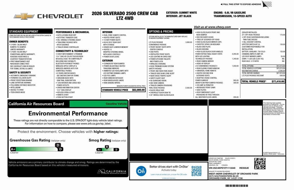 2026 Chevrolet Silverado 2500 HD LTZ