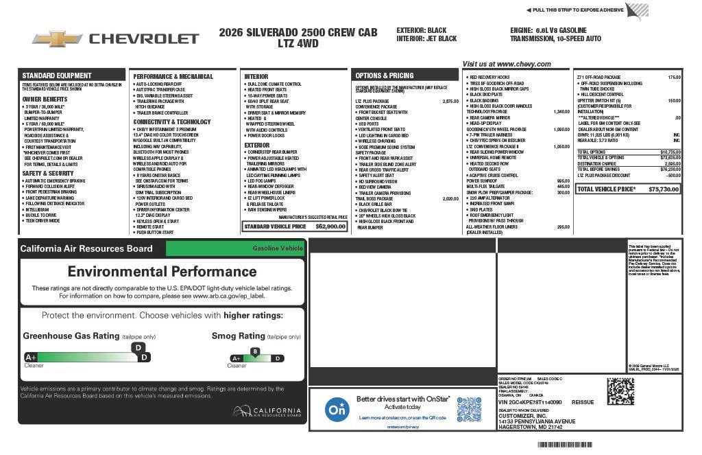2026 Chevrolet Silverado 2500 HD LTZ