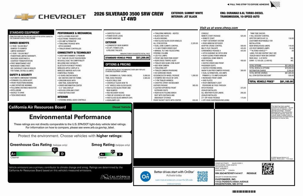 2026 Chevrolet Silverado 3500 HD LT