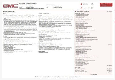 2019 GMC Sierra 1500 Limited SLE