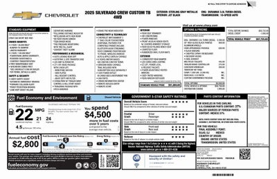 2025 Chevrolet Silverado 1500 Custom Trail Boss