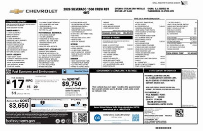 2026 Chevrolet Silverado 1500 RST