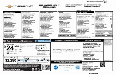 2026 Chevrolet Silverado 1500 LT Trail Boss