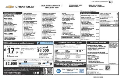 2026 Chevrolet Silverado 1500 LT Trail Boss