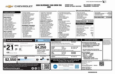 2026 Chevrolet Silverado 1500 ZR2