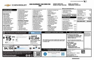 2026 Chevrolet Silverado 1500 ZR2