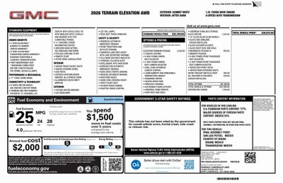 2026 GMC Terrain Elevation