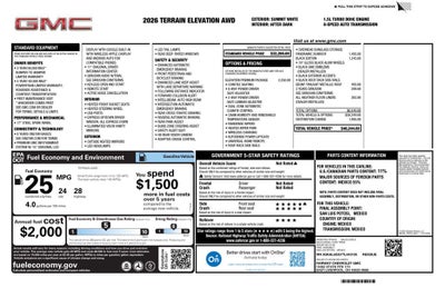2026 GMC Terrain Elevation