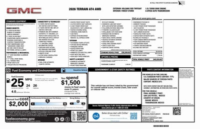 2026 GMC Terrain AT4