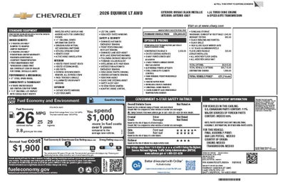 2026 Chevrolet Equinox LT