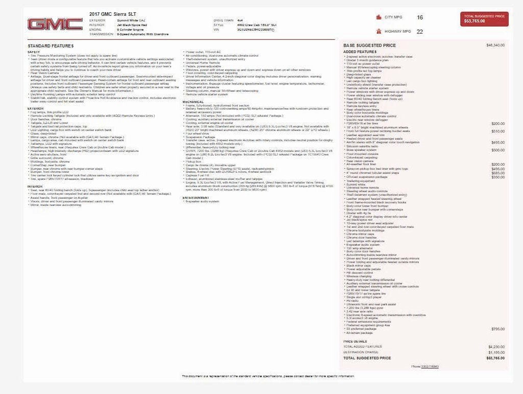 2017 GMC Sierra 1500 SLT