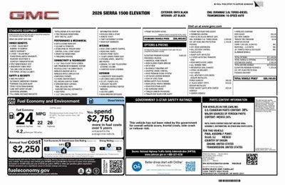 2026 GMC Sierra 1500 Elevation