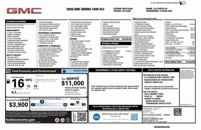 2026 GMC Sierra 1500 SLT