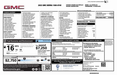 2022 GMC Sierra 1500 AT4X