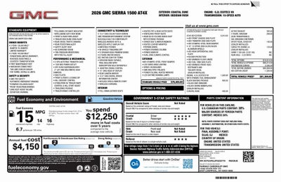 2026 GMC Sierra 1500 AT4X