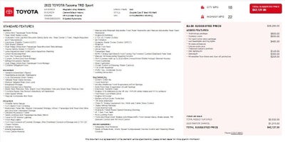 2022 Toyota Tacoma 4WD SR