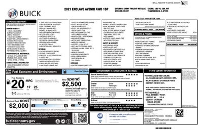 2021 Buick Enclave Avenir