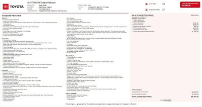 2017 Toyota Tundra 1794 5.7L V8