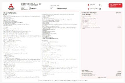 2018 Mitsubishi Outlander LE